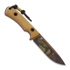 TRC Knives South Pole Apo finish 刀, natural micarta
