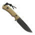 TRC Knives South Pole Vanadis V4E DLC kniv, coyote G10, black multicam kydex
