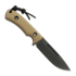 TRC Knives South Pole Vanadis V4E DLC kniv, coyote G10, black multicam kydex