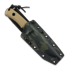TRC Knives South Pole Vanadis V4E DLC kniv, coyote G10, black multicam kydex