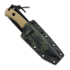 TRC Knives South Pole Vanadis V4E DLC kniv, coyote G10, black multicam kydex
