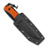 TRC Knives South Pole Vanadis V4E DLC peilis, orange G10