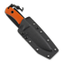 TRC Knives South Pole Vanadis V4E DLC Messer, orange G10