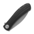 Trollsky Knives Mandu Black Micarta sulankstomas peilis, Dark Bead Blast
