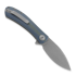 Trollsky Knives Mandu Blue Micarta sulankstomas peilis