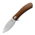 Trollsky Knives Mandu Brown Micarta kääntöveitsi, Satin