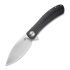 Trollsky Knives Mandu EVO Magnacut kääntöveitsi, Black CarbonTex G-10, Satin