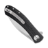 Trollsky Knives Mandu EVO Magnacut kääntöveitsi, Black CarbonTex G-10, Satin