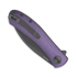 Trollsky Knives Mandu EVO Magnacut kääntöveitsi, Purple G-10, Black Stonewash
