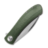 Trollsky Knives Mandu Green Micarta sulankstomas peilis, Satin