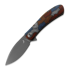 Zavírací nůž Trollsky Knives Mandu Multicolor Damascus G-10, Stonewash