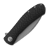Trollsky Knives Mandu XL D2, Black Carbontex G-10, Dark Bead Blast