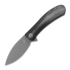 Trollsky Knives Mandu XL D2, Black Micarta, Dark Bead Blast