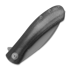 Trollsky Knives Mandu XL D2, Black Micarta, Dark Bead Blast