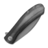 Trollsky Knives Mandu XL D2, Black Micarta, Dark Bead Blast