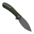 Trollsky Knives Mandu XL D2, Green Micarta, Dark Bead Blast