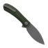 Trollsky Knives Mandu XL D2, Green Micarta, Dark Bead Blast