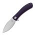 Trollsky Knives Mandu XL D2, Purple G-10, Satin