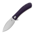Trollsky Knives Mandu XL D2, Purple G-10, Satin