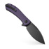 Trollsky Knives Mandu XL14C28N sulankstomas peilis, Purple G-10, Black Stonewash