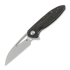 Couteau pliant Tuya Cebu Micarta, unpolished, noir