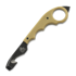 Twisted Assisted KEEP-SAFE Rescue tool, Natural Micarta, Blackwash