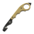 Twisted Assisted KEEP-SAFE Rescue tool, Natural Micarta, Blackwash