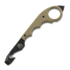 Twisted Assisted KEEP-SAFE Rescue tool, Tan G-10, Blackwash