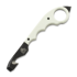 Twisted Assisted KEEP-SAFE Rescue tool, White G-10, Blackwash