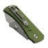 Twisted Assisted PALLAS Green Anodised Aluminum kääntöveitsi
