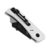Twisted Assisted PALLAS White Aluminum k&auml;&auml;nt&ouml;veitsi, Black DLC