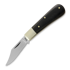 Twisted Assisted T.A. Sheffield Clip Point Barlow, Black Burlap Micarta