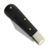 Twisted Assisted T.A. Sheffield Clip Point Barlow, Black Burlap Micarta