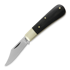 Twisted Assisted T.A. Sheffield Clip Point Barlow, Black Linen Micarta