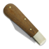 Twisted Assisted T.A. Sheffield Clip Point Barlow, Natural Micarta