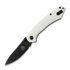 Navalha Twisted Assisted Twisted Atlas Slipjoint, White G-10, Black PVD