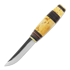 Uniikkipuukot Vuolupuukko 2 kniv, leather / curly birch