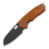 Coltello pieghevole Urban EDC Supply F5.5 - Orange Paper Micarta & Blackwash M390