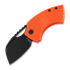 Couteau pliant Urban EDC Supply GNAT-S XL, Orange G10 & DLC