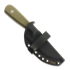 Coltello Very Good Knife Co Adventure 80Crv2 Gen2, green micarta