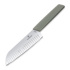 Victorinox Swiss Modern Santoku 17cm japanese kitchen knife, žalia