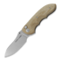 Viper Moon sulankstomas peilis, Stonewashed, Naural Canvas Micarta V6010CN