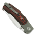 Couteau pliant Viper Turn, red lava carbon fiber V5986FCL