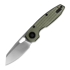 Coltello pieghevole Vosteed Ankylo - Stonewash - Aluminium, verde