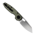 Coltello pieghevole Vosteed Ankylo - Stonewash - Aluminium, verde