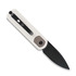 Coltello pieghevole Vosteed Corgi Pup - Blackwash - G10, bianco
