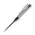 Coltello pieghevole Vosteed Corgi Pup - Blackwash - G10, bianco