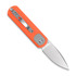 Vosteed Corgi Pup - Satin - G10 sulankstomas peilis, oranžinėnge