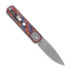 Coltello pieghevole Vosteed Corgi - Satin - Micarta, copper raindrop