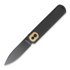 Vosteed Corgi Trek Lock - Micarta Black - B/W Drop sulankstomas peilis
